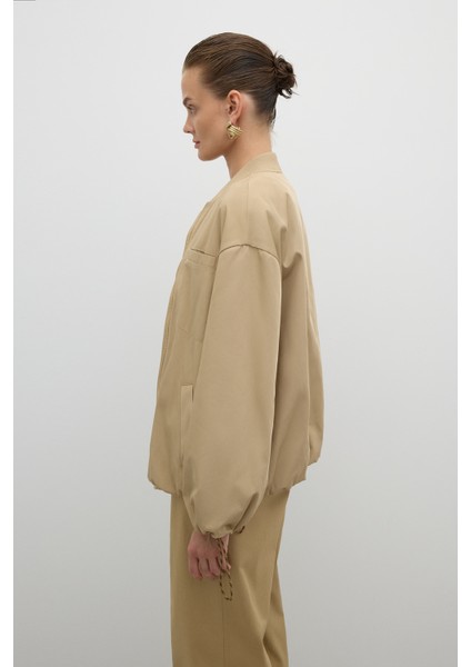 Ribana Yakalı Cepli Mont Bej K2617522_024 modelleri