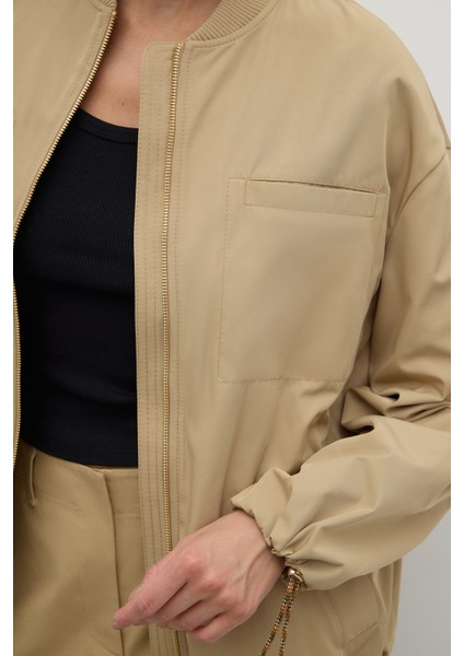 Ribana Yakalı Cepli Mont Bej K2617522_024 indirimleri