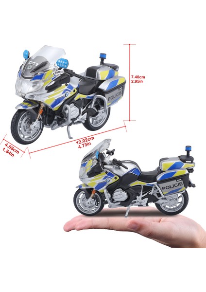 1:18 Bmw R 1200 Rt Czech Police Model Motor 32306 modelleri