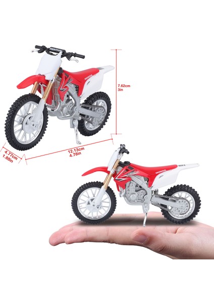 1:18 Honda CRF450R Model Motor 39030-06 modelleri
