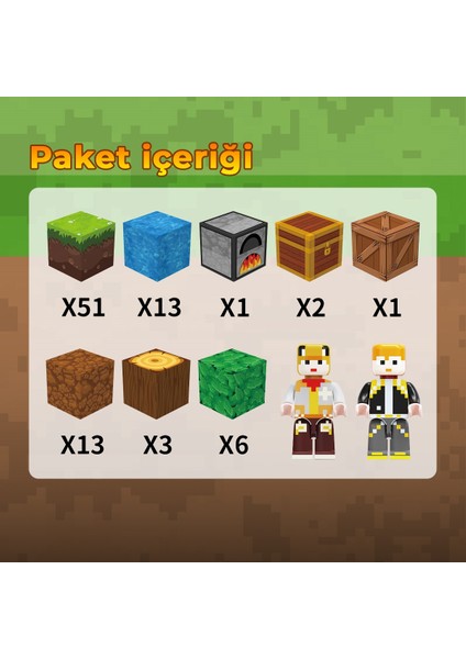 Pixelworld Macera Manyetik Mıknatıslı Küpler Yapı Bloğu Seti – 90 Parça fırsatları