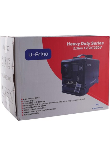 5.5 Kw Çanta Tipi Webasto Dizel Isıtıcı (12-24-220V) Start-Stop Bluetooth Heavy Duty Serisi indirimleri