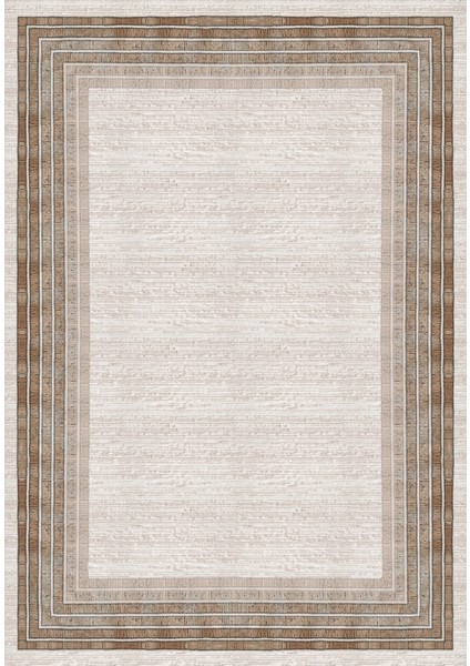 Çerçeve Desenli Dijital Baskılı Dekoratif Kaymaz Taban Yıkanabilir Salon Halısı modelleri