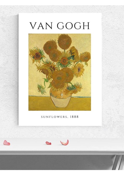 Van Gogh, Sunflowers, Ayçiçekleri, Empresyonizm Sanatsal Poster - Afiş - Dekoratif Duvar Poster