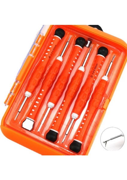 iPhone Manyetik Tornavida Seti 0.6y Uç 0.8mm T2 1.5+ 1.5- 2.5+ | 91021