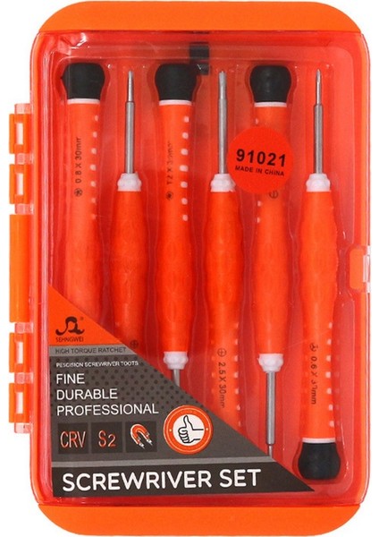 iPhone Manyetik Tornavida Seti 0.6y Uç 0.8mm T2 1.5+ 1.5- 2.5+ | 91021