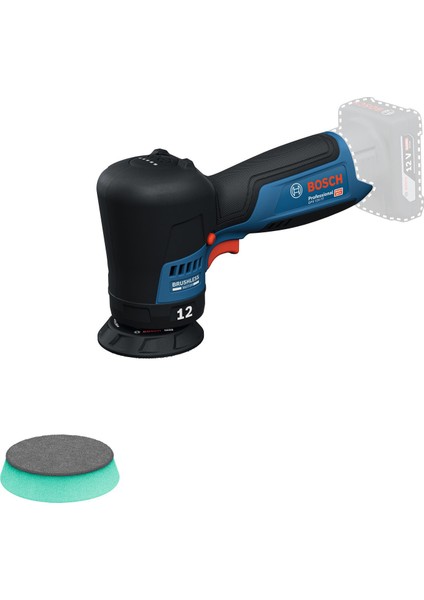 GPX 12V-77 Köşeli Polisaj Makinesi SOLO (Akü ve şarj cihazı dahil değildir) - 06019L4000