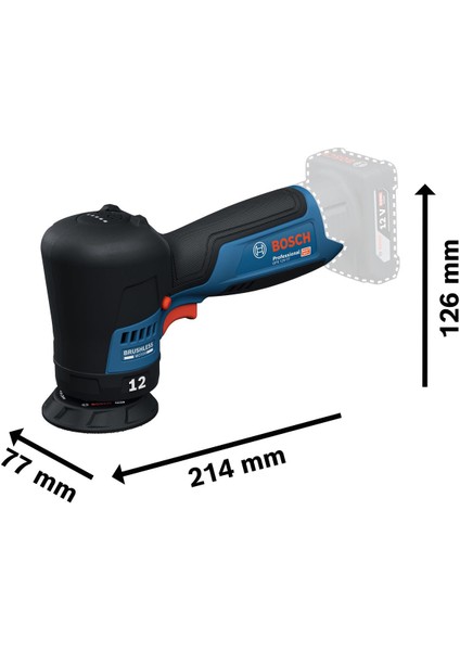 GPX 12V-77 Köşeli Polisaj Makinesi SOLO (Akü ve şarj cihazı dahil değildir) - 06019L4000 fiyatları