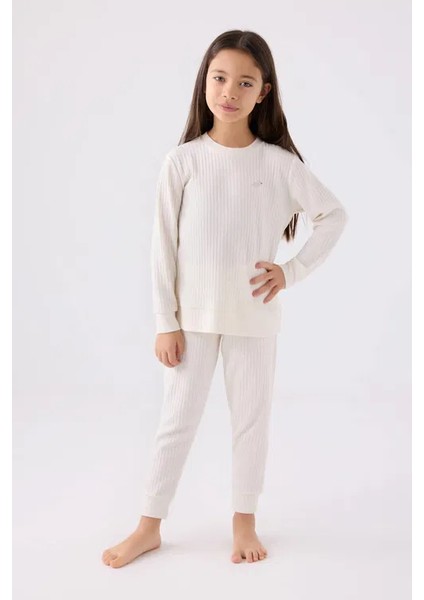 RP3464-2 Fitilli Pijama Takımı 2/8 Kız Rolly Taş