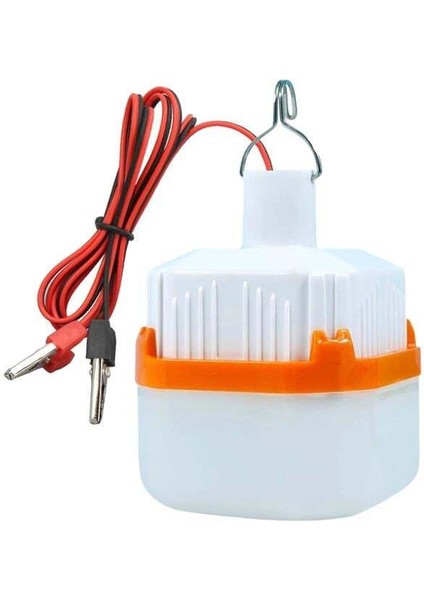 Powermaster HT-B11 12 Volt Beyaz LED Lamba Krokodil Maşalı Uçlu 21 Smd Ledli