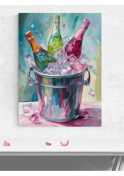 Sparkling Chill, Köpüklü Soğuk, Izlenimcilik Mutfak Poster - Afiş - Dekoratif Duvar Poster