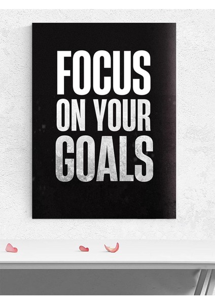 Goal Setter, Hedef Koyucu Motivasyon Poster - Afiş - Ofis, Çalışma Odası Dekorasyon