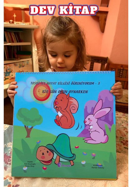 Tosbi ile Hayat Bilgisi Öğreniyorum Seti (1–6) | 2-6 Yaş Dev Boyutlu Spiralli Eğitim Kitabı fırsatları