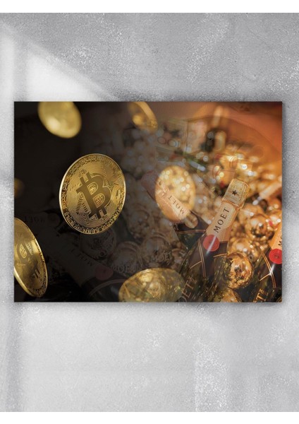 Crypto Gala, Kripto Para, Bitcoin Şöleni Motivasyon Poster - Afiş - Ofis, Çalışma Odası Dekorasyon