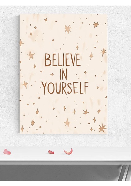 Yıldız Güveni Bebek Odası Poster, Afiş, Kreş Çocuk Odası Dekorasyon, Yenidoğan Hediye