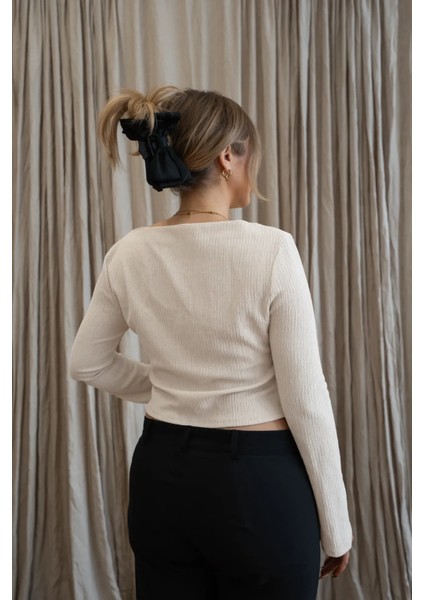 Kadın Jolie Yüksek Yaka Üst Natural indirimleri