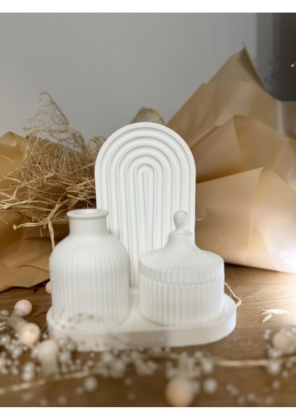 4'lü Dekoratif Döküm Set