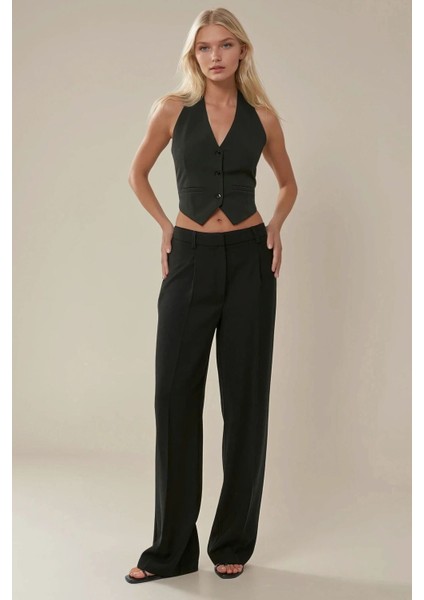 Kadın V Yaka Kolsuz Yelek Black modelleri