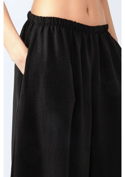 Kadın Düşük Bel Bol Kesim Jogger Pantolon Black fırsatları