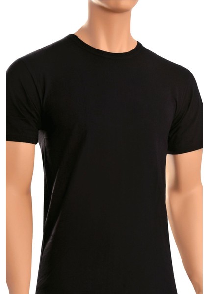 Erkek T-Shirt Kapalı Yaka Yarım Kollu (%100 Pamuk)