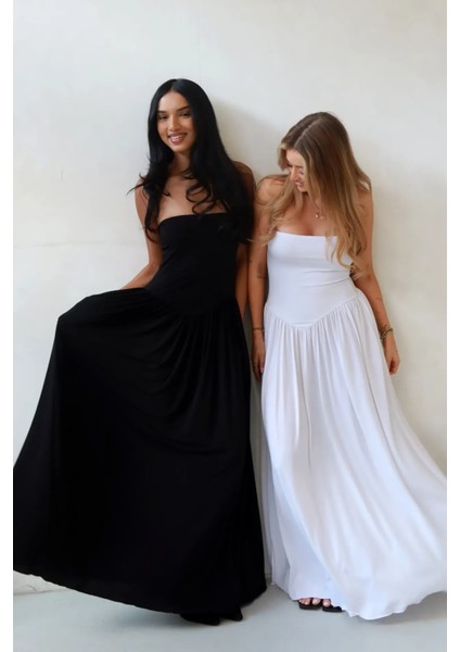 Kadın Sofie Straplez Vücuda Oturan Sandy Maxi Elbise Black fiyatları