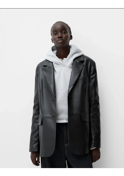 Allbucks Bershka, Suni Deri Blazer Ceket ABBRS0998