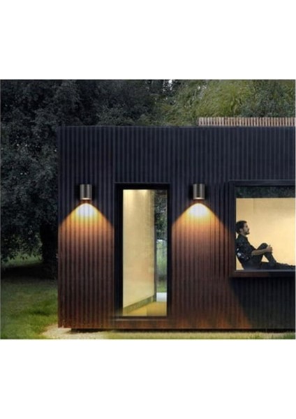 Ekim Aydınlatma Tek Taraflı Siyah Gövde 7W GU10 Duylu Renkli Ampüllü Duvar Aplik (Ampül Dahil) fırsatları