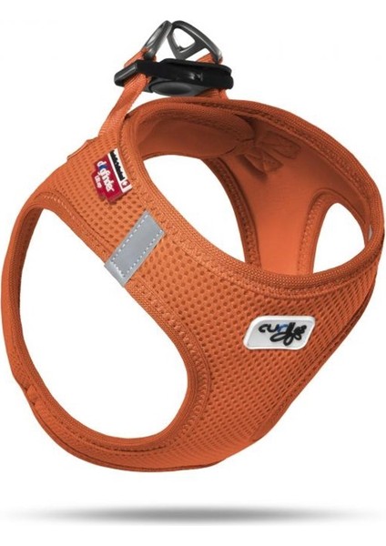 Air-Mesh Küçük Irk Köpek Göğüs Tasması 26-30cm Turuncu 3XS