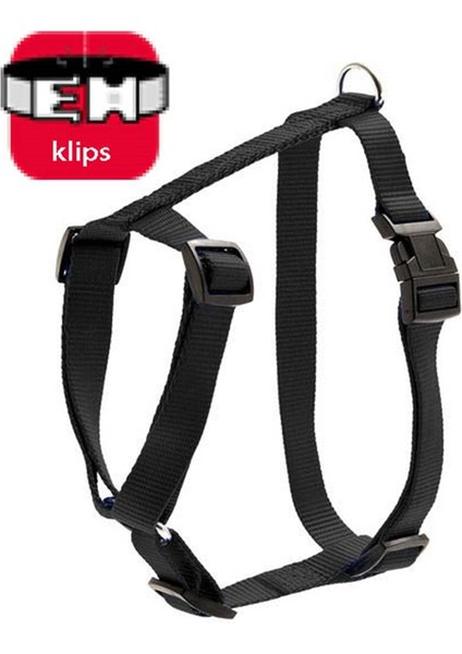 Karlıe Basıc Göğüs Tasması L 65-100cm Siyah