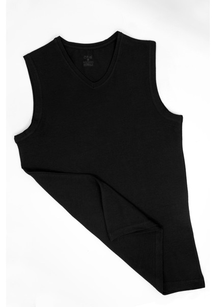 Erkek Atlet V Yaka Sıfır Kol (%96 Pamuk - %4 Elastan) fiyatları