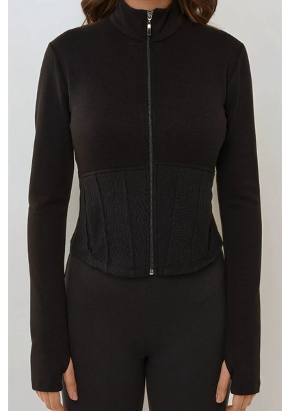 Kadın Dar Kalıp Uzun Kollu Aktif Üst Black modelleri