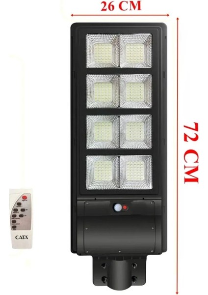 ekim aydınlatma 300 W Solar Dış Mekan Sokak Armatürü Uzaktan Kumandalı 6400K Beyaz Işık CT-4642 modelleri