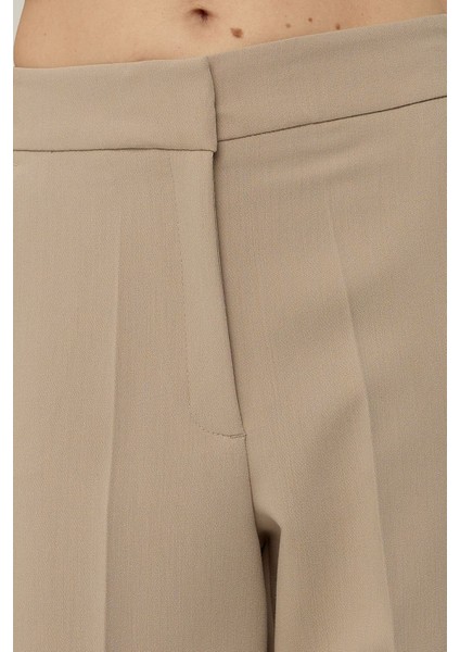 Kadın Premium Kalite Paçası Çift Katlı Havuç Pantolon Natural indirimleri