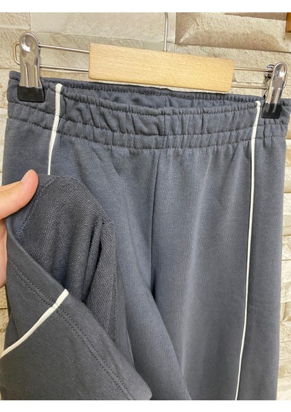 Wide Leg Beli Lastikli Kız Çocuk Eşofman Altı fırsatları