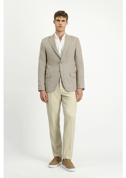 Regular Fit Yünlü Balıksırtı Ceket fiyatları