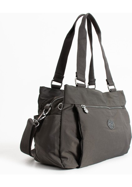 Kadın 5 Gözlü Suya Dayanıklı Saten Kumaş Ayarlanabilir Çapraz Askılı El ve Omuz Çantası fiyatları