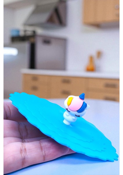 Silikon Kupa Kapağı 1 Adet Isı Toz Koruyucu Bardak Kapağı Sevimli Silikon Kapak fırsatları