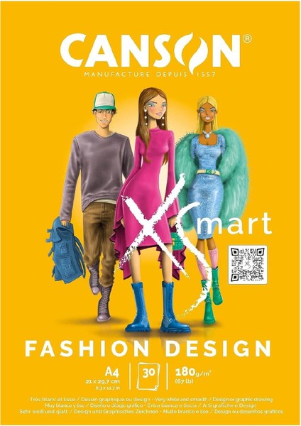 Xsmart Fashion Design A4 30 Yaprak 180 gr Çizim Defteri (C32250P000) (Fla1) fiyatları