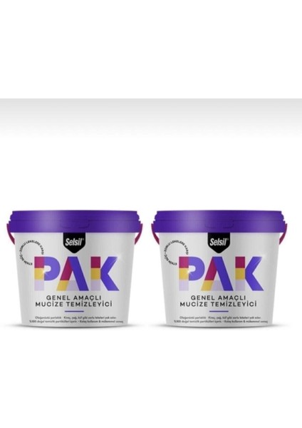 Pak Genel Amaçlı Mucize Temizleyici 500 gr x 2 Adet