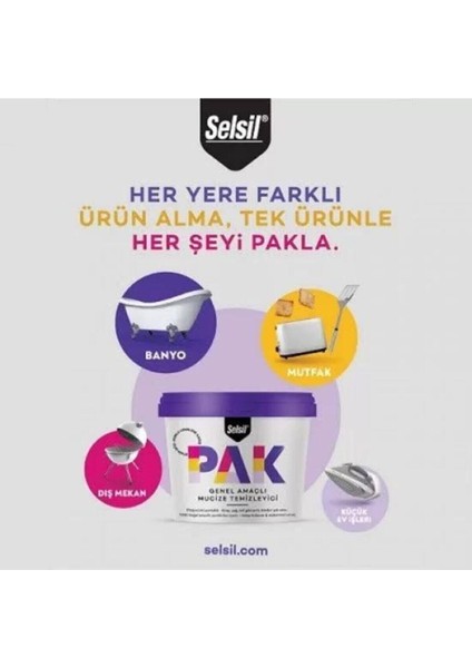 Pak Genel Amaçlı Mucize Temizleyici 500 gr x 2 Adet fiyatları