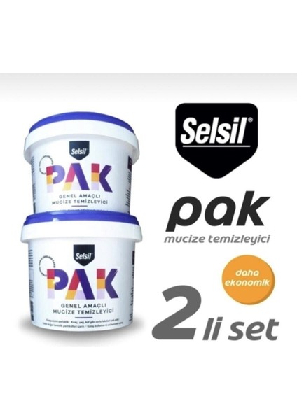 Pak Genel Amaçlı Mucize Temizleyici 500 gr x 2 Adet fırsatları