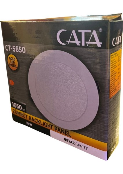 ekim aydınlatma CT-5650 Zümrüt Backlight Panel 10W Beyaz fiyatları