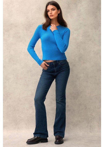 Kadın Basic Kazak Maya Mavisi fırsatları