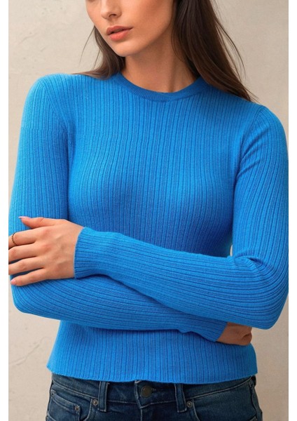 Kadın Basic Kazak Maya Mavisi indirimleri