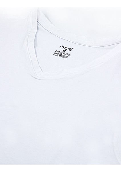 Erkek Atlet V Yaka Sıfır Kol (%96 Pamuk - %4 Elastan) fiyatları