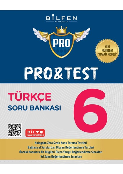 6.sınıf Pro&test Türkçe Soru Bankası Yeni Ürün