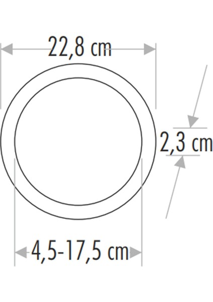 ekim aydınlatma 20W Ayarlanabilir Plus LED Panel Armatür CT-5648 6400K Beyaz Işık fiyatları