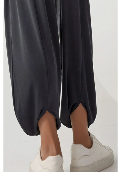 Kadın Normal Bel Modal Jogger Pantolon Busem Collection Gri indirimleri