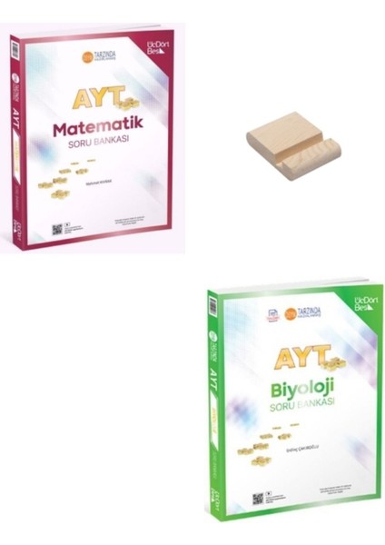 AYT Matematik ve Biyoloji Soru Bankası - Telefon Tutucu