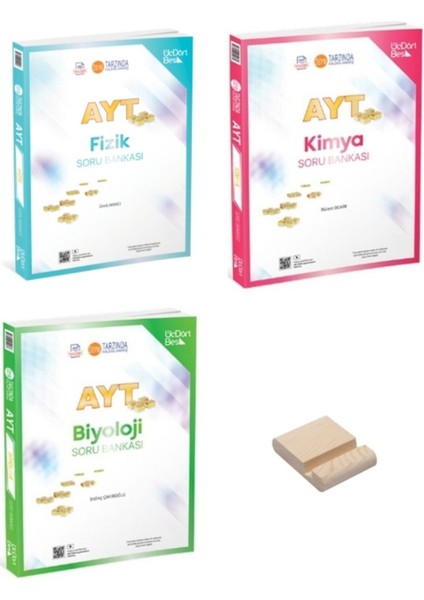 AYT Fizik Kimya ve Biyoloji Soru Bankası 3’lü Set - Telefon Tutucu